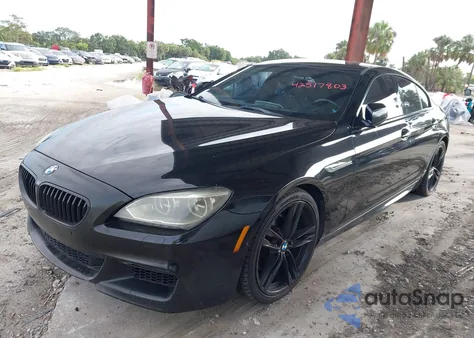 2014 BMW 650I Gran Coupe z USA, uszkodzony, nr VIN WBA6B2C57ED129681